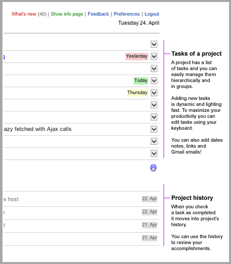 скриншот todoist