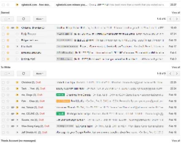 несколько учетных записей электронной почты Gmail