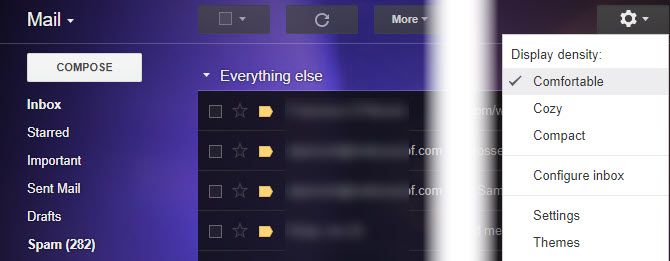 Gmail-Комфортное