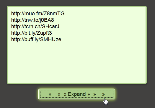 развернуть ссылку на веб-страницу