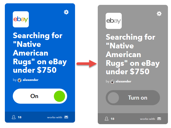 Окончательное Руководство IFTTT: Используйте Сеть' /></p>
<p>Если вы предпочитаете полностью удалить апплет, например, возможно, вы удалили приложение, которое оно использовало, это так же просто. От <strong>Мои апплеты</strong> нажмите на <strong>шестерня</strong> значок в правом верхнем углу апплета. Затем просто прокрутите до самого низа апплета и нажмите <strong>удалять</strong>.</p>
<p>Вам будет предложено подтвердить удаление, поэтому нажмите <strong>Хорошо</strong> если ты уверен. После удаления вас могут попросить оставить отзыв, который вы можете завершить, или нажмите <strong>Нет, спасибо</strong>.</p>
<p><noscript><img decoding=