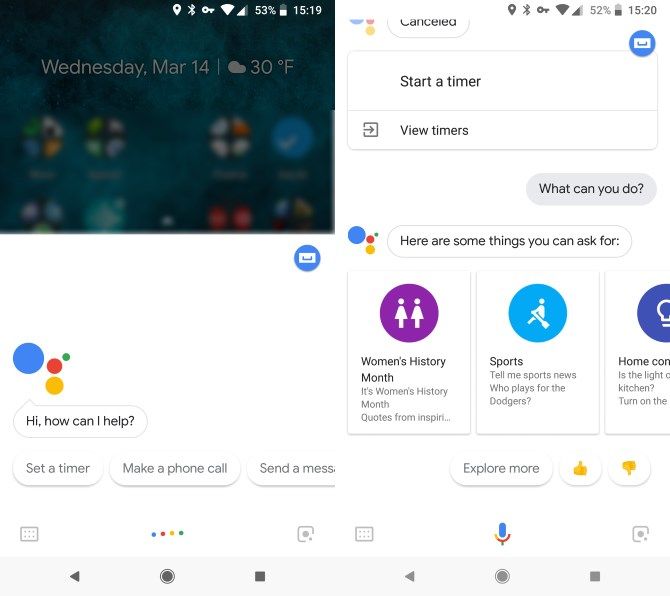 Используйте Google Assistant
