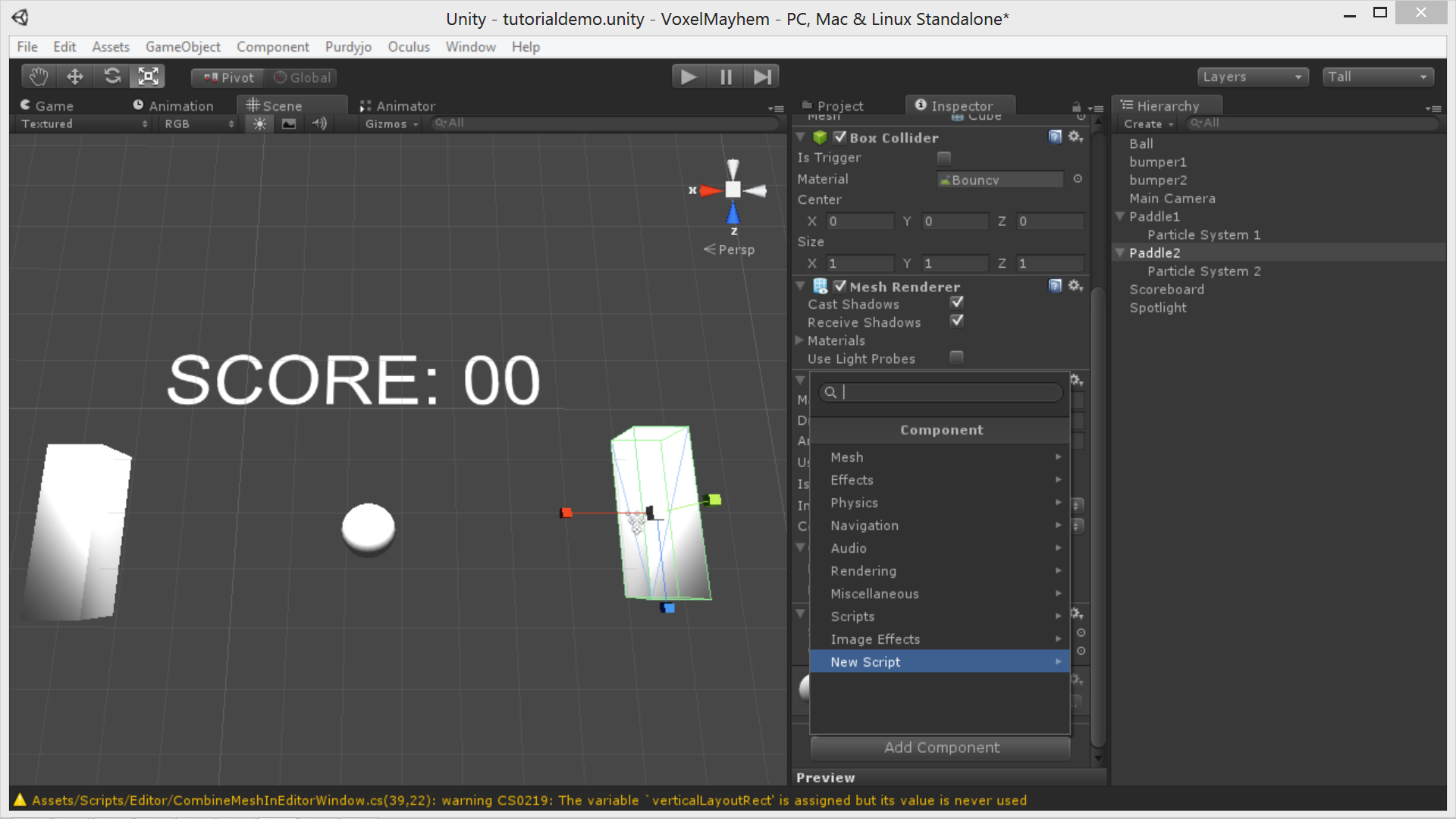Программирование игры с Unity: новичок' /></p>
<p>Первый, <strong>выберите объект</strong> и перейти к <strong>Инспектор</strong>. Нажми на <strong>Добавить компонент</strong> кнопка.</p>
<p><noscript><img decoding=