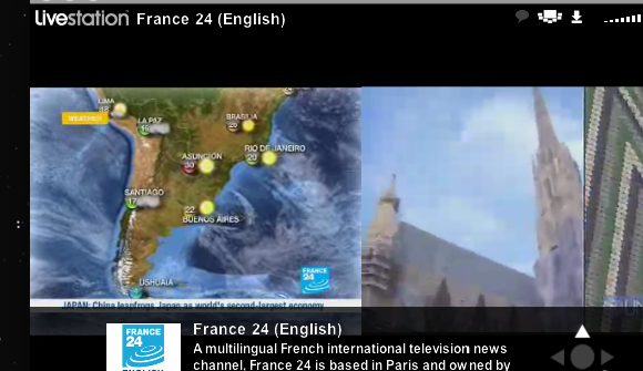 Смотрите потоковое ТВ онлайн-новости с LiveStation LiveStation pictureinpicture2