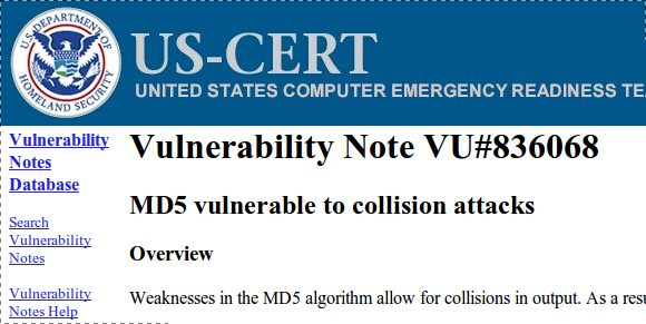 MD5 хэш