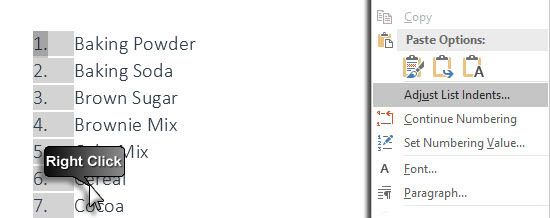Настроить Microsoft Word' /></p>
<p>Измените расстояние отступа пули от поля с помощью <strong>Номер позиции</strong> коробка. Измените расстояние между маркером и текстом с помощью <strong>Отступ текста</strong> коробка.</p>
<p><noscript><img decoding=