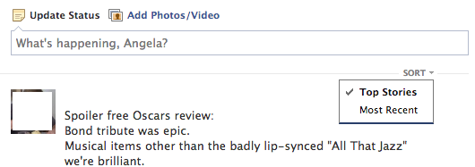 Прокрастинатируйте на Facebook с помощью этих замечательных идей [Weekly Facebook Tips] Facebook Home Top Recent