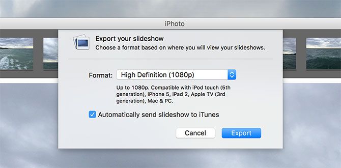 Iphoto-экспорт