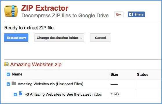 Как разархивировать ZIP-файлы на Google Диске, не загружая их сначала Разархивируйте