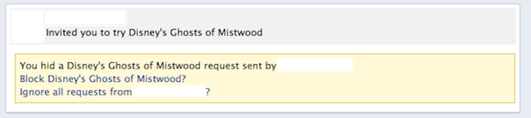 удалить спам facebook