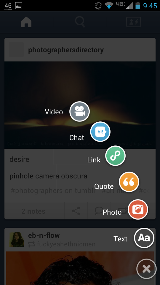 Неофициальный, начинающий' /><br />
Приложение для iPhone по сути идентично — я тоже его использовал. Я никогда не использовал другие приложения, но я предполагаю, что они также похожи. К этому моменту в руководстве вы должны быть достаточно хорошо знакомы с функциями Tumblr, так что использование приложения для телефона должно быть таким же простым, как и использование веб-сайта.</p>
<p>Существует множество браузерных приложений и дополнений, которые вы можете установить в Chrome. Мой личный опыт: они все отстой. Tumblr не имеет официального, и я настоятельно рекомендую не использовать другие. Использование самого Tumblr намного проще.</p>
<h2 id=