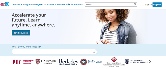 Сайт бесплатных курсов edx