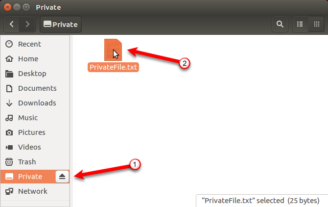 шифровать файлы и папки в Ubuntu