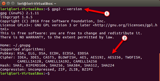 шифровать файлы и папки в Ubuntu