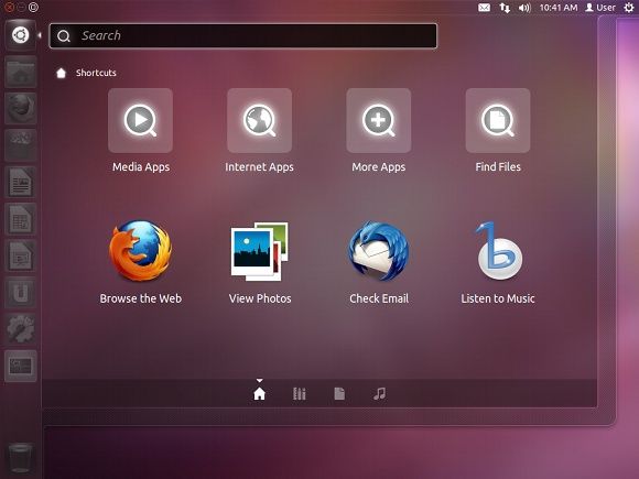 рабочий стол linux