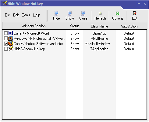 прятки оконного горячих клавиш Как быстро скрыть свой веб-серфинг от босса! скрыть окно
