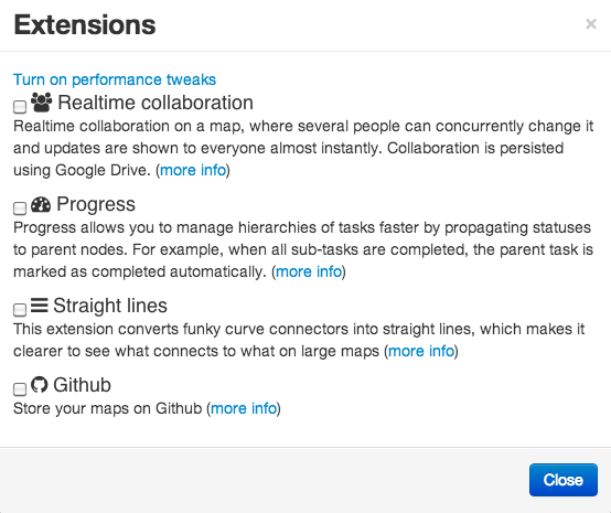 Попробуйте MindMup Mind-Mapping с помощью расширений Google Drive Mindmup