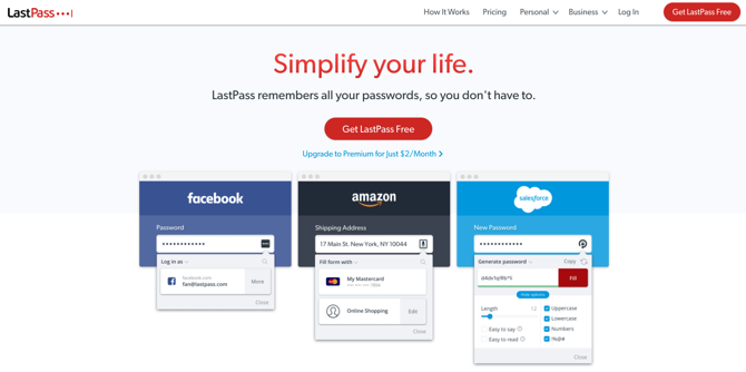 Скриншот LastPass