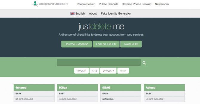 JustDelete.me