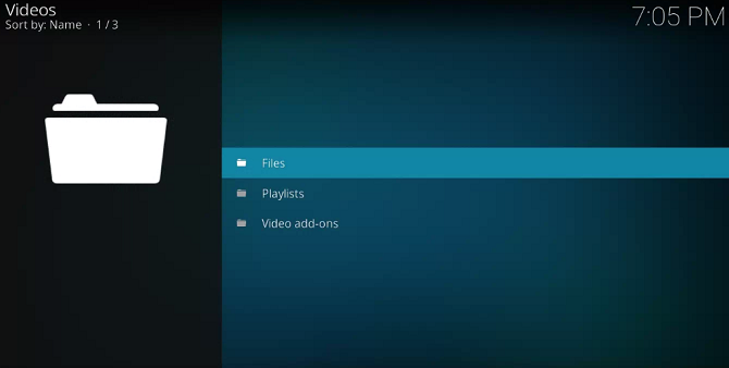 добавить видео для использования Kodi