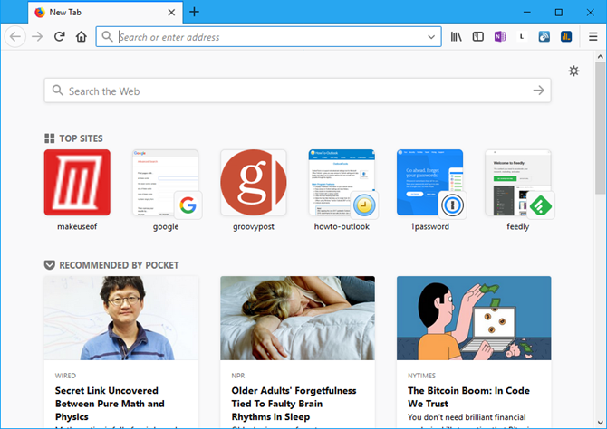 Настройте лучшие сайты Firefox