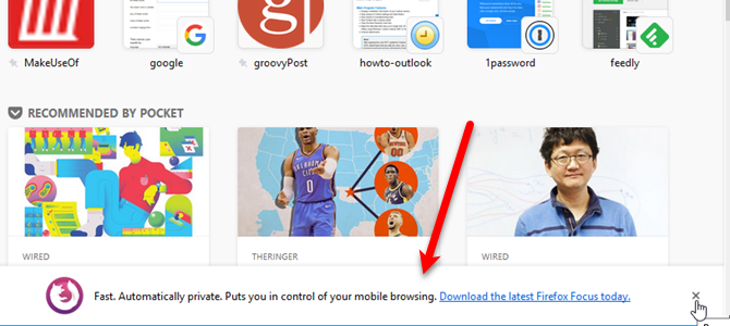 Настройте фрагменты Firefox