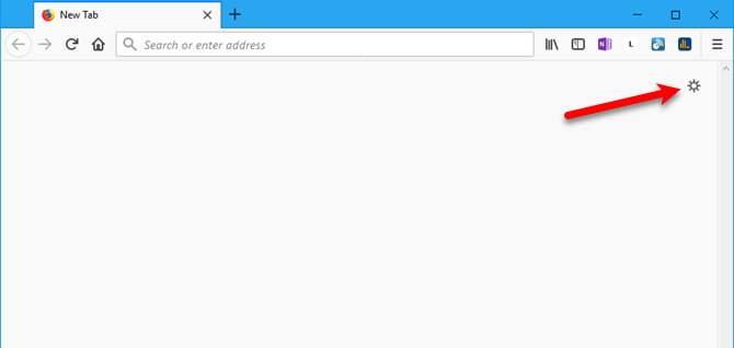 Скрыть Firefox новые разделы вкладок