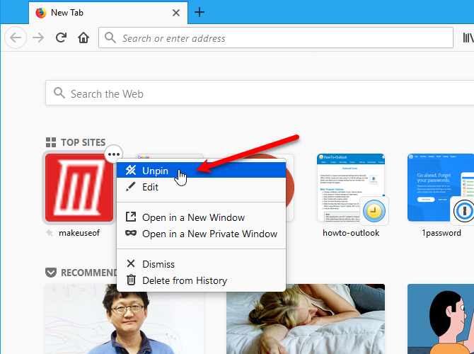 Настройте лучшие сайты Firefox
