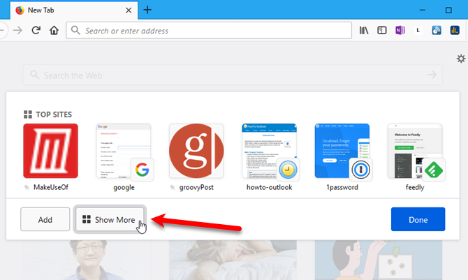 Настройте лучшие сайты Firefox