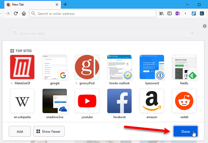Настройте лучшие сайты Firefox