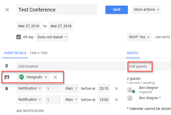 как использовать Google Hangouts - Календарь Планирование
