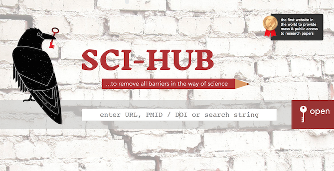 Темные веб-сайты - Sci-Hub