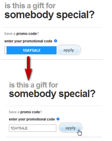 поиск кода скидки