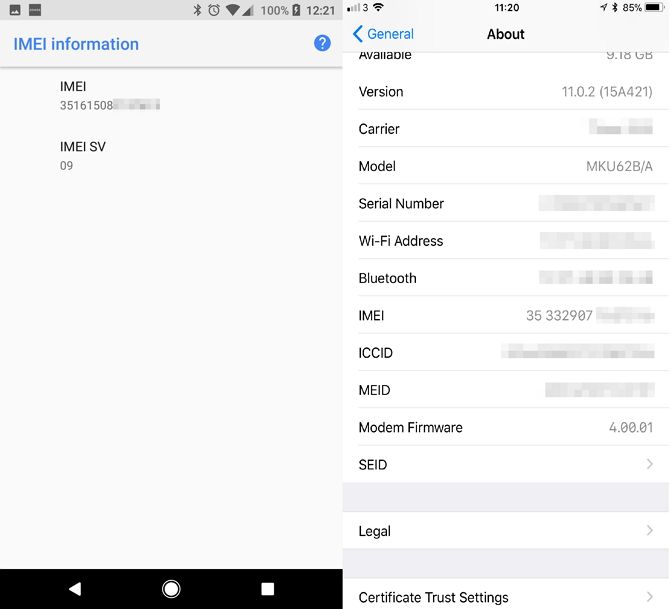 Что такое мой телефон' /></p>
<p>Если вы не можете получить доступ к своему устройству, есть и другие способы найти ваш IMEI. В розничной упаковке должна быть этикетка с отображенным IMEI. Если ваше устройство имеет съемный аккумулятор, то IMEI часто указывается под аккумулятором. На многих устройствах IMEI напечатан на обороте. Другие, в том числе iPhone 6s и выше, имеют IMEI, вписанный в лоток для SIM-карты.</p>
<h2>Почему IMEI Care?</h2>
<p>Основная цель IMEI — предоставить каждому устройству уникальную идентификацию. На практике IMEI очень похож на идентификационный номер транспортного средства (VIN), используемый в автомобильной промышленности. Хотя номер IMEI иногда путают, он полностью отделен от номера вашей SIM-карты и не может быть изменен. Когда вы подключаетесь к сотовой сети, провайдер фиксирует оба номера, чтобы включить их обслуживание. Номер SIM идентифицирует вашу учетную запись абонента</p>
<p>в то время как IMEI только идентифицирует устройство.</p>
<p>Если ваше устройство потеряно или украдено, вы можете связаться с вашим провайдером, который может поставить блокировку на номер IMEI, не позволяя использовать его для подключения к сети. Ваш провайдер также может связаться с другими сетями, попросив их также заблокировать устройство. Правоохранительные органы часто ведут учет потерянных и восстановленных телефонов, идентифицированных по их IMEI. Поскольку нет веских причин для изменения IMEI устройства, эта практика запрещена во многих регионах.</p>
<p>
<noscript><img decoding=