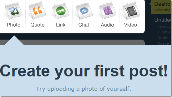 первый пост