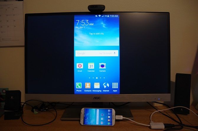 Как подключить телефон к телевизору с помощью USB - телефон зеркально отображается на телевизоре