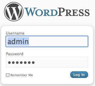 Как установить блог WordPress локально на вашем компьютере 09 войти
