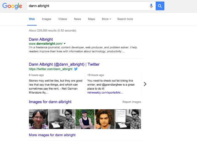 Google-результаты-Dann-албрайт
