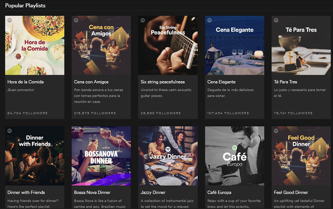 Spotify плейлисты