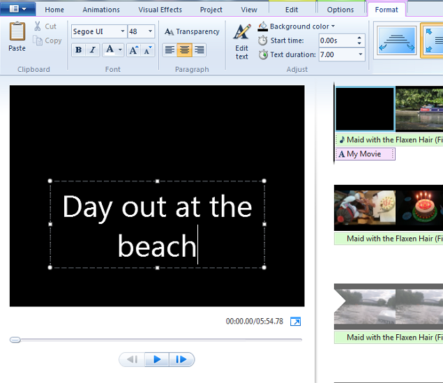 Windows-Movie-Maker-Титулы
