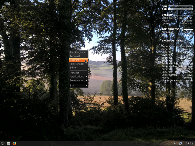 операционная система archbang linux