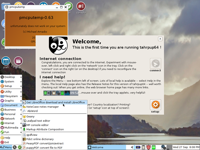 Puppy Linux операционной системы