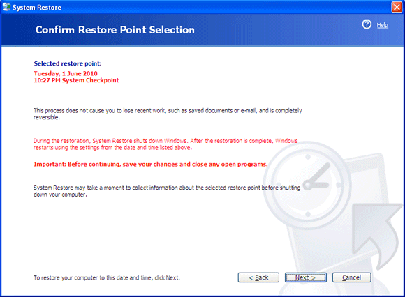 восстановление системы windows xp