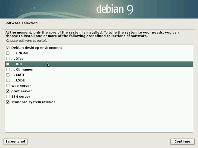 установка Debian