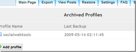 TweetBackup - бесплатное резервное копирование для вашего Twitter.