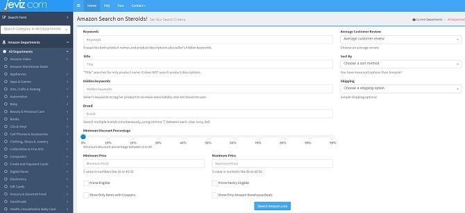 домашняя страница jeviz