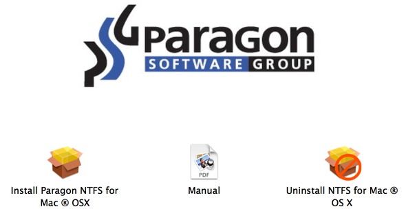 Paragon NTFS для Mac OS X Обзор установить драйвер NTFS XN
