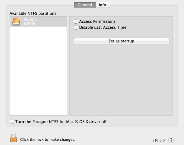 Paragon NTFS для Mac OS X Обзор параметров paragon2 xn