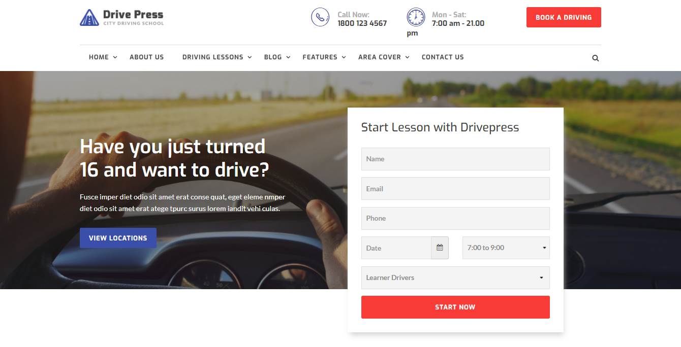 DrivePress HTML Premium