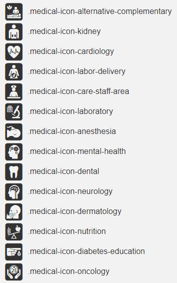 Медицинские иконки